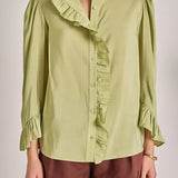 SKYE RUFFLE BLOUSE
