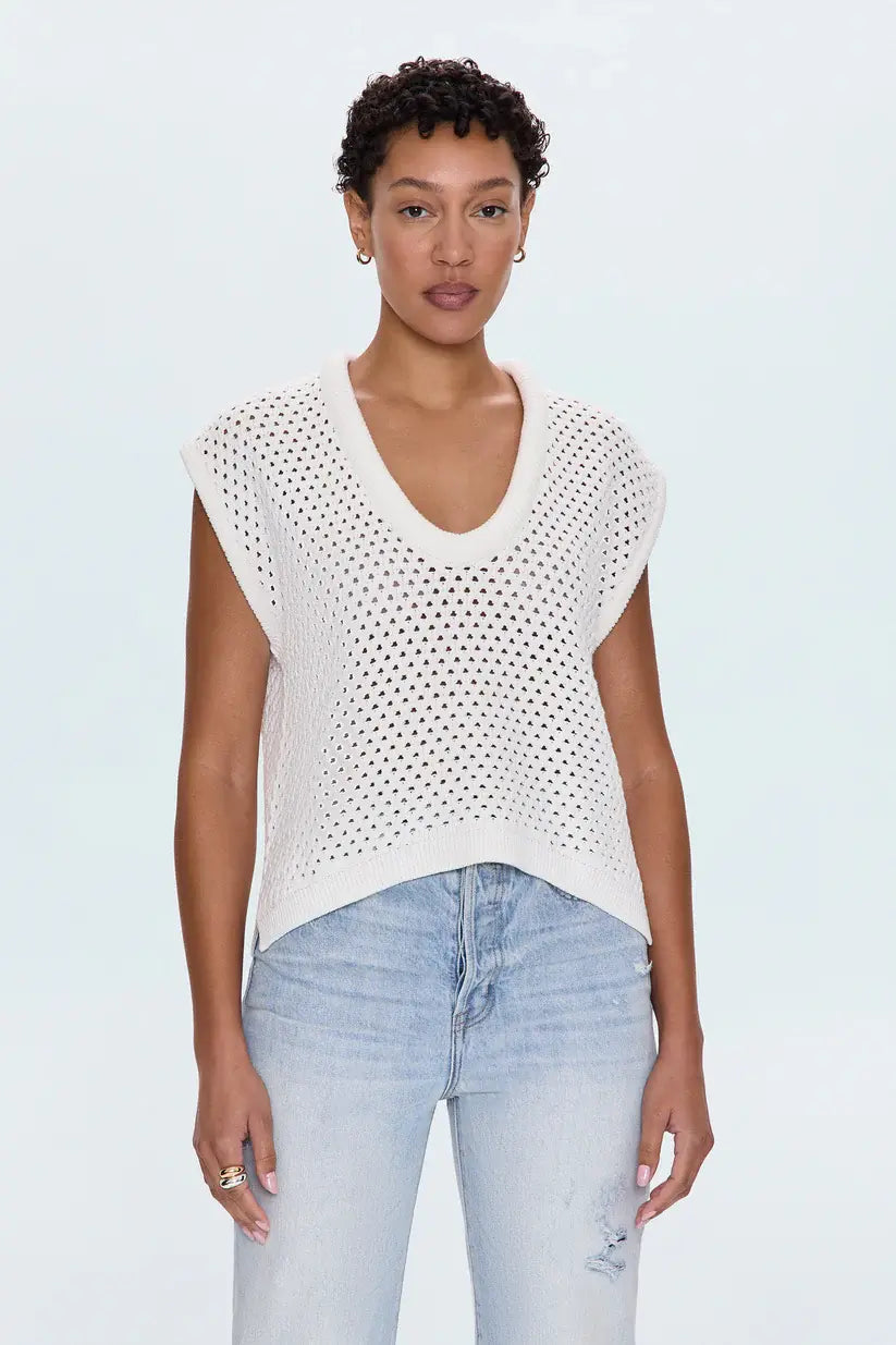 BECK OPEN BACK KNIT SWEATER