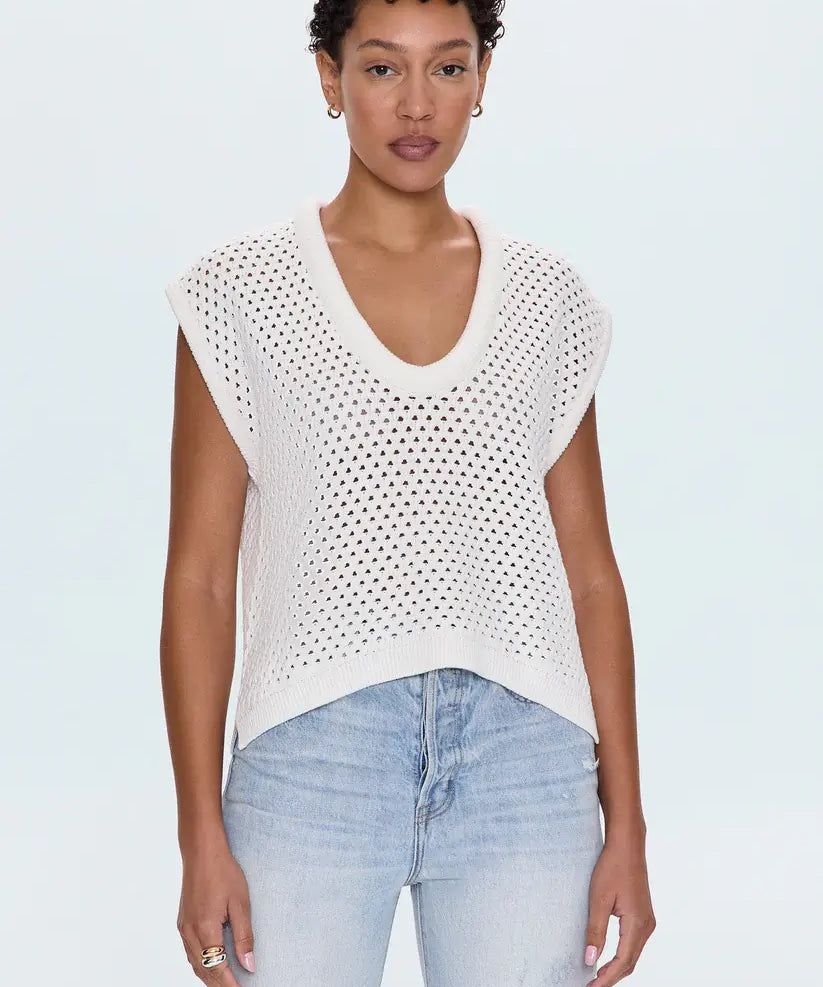 BECK OPEN BACK KNIT SWEATER
