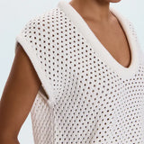BECK OPEN BACK KNIT SWEATER