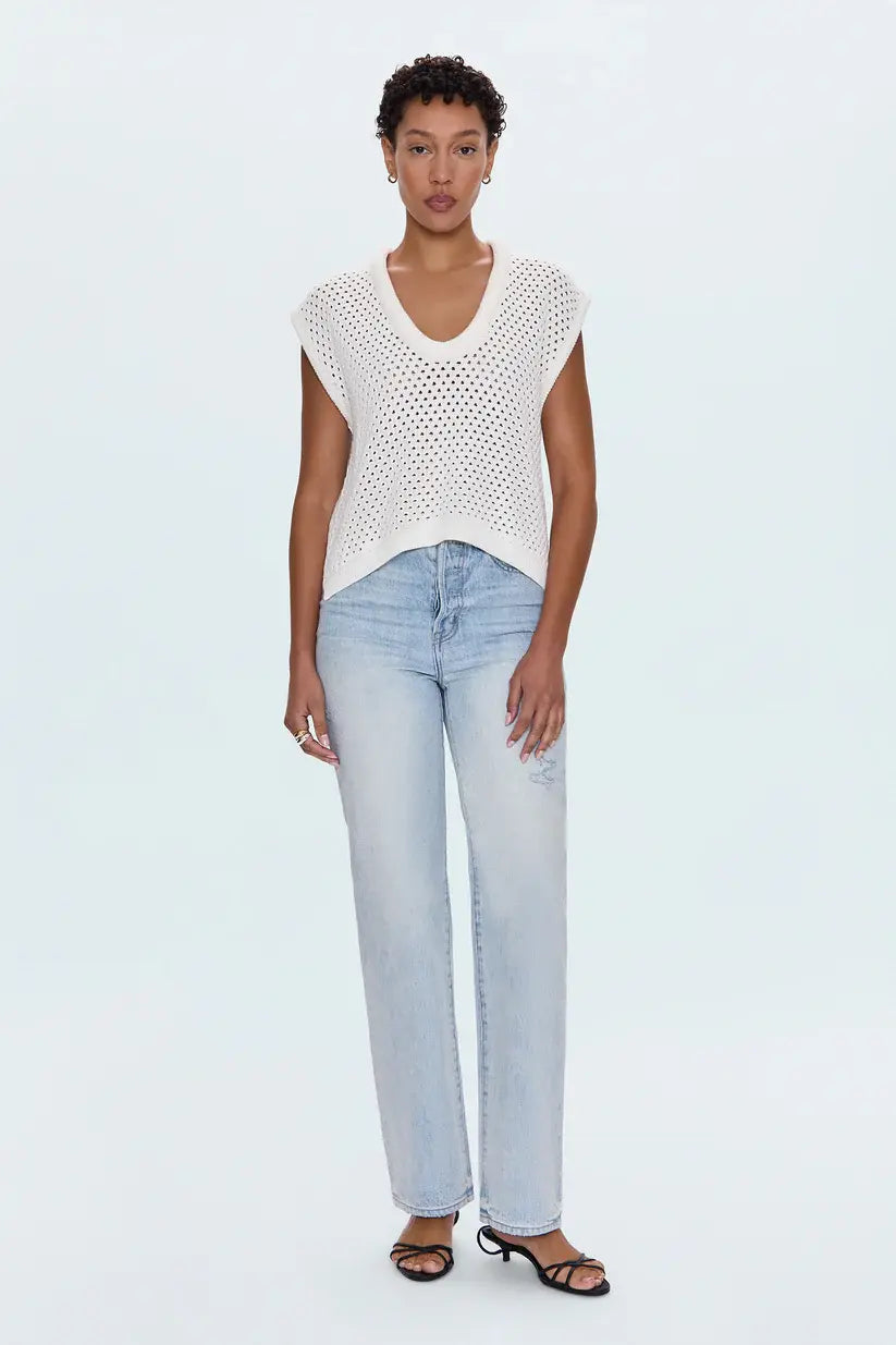 BECK OPEN BACK KNIT SWEATER