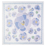 VINTAGE POPPY FLOWER PURPLE PRINT SILKY BANDANA