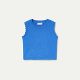 CHAIN-STITCHED EMBROIDERED TANK