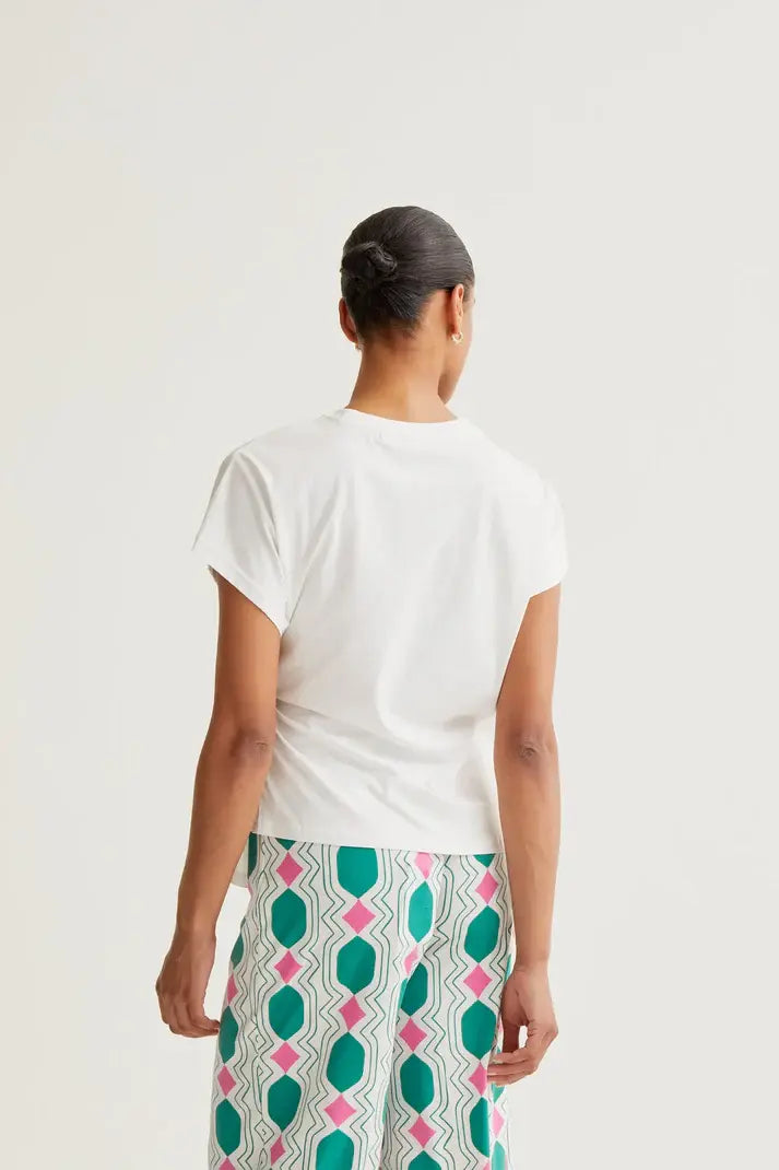 SSLV TEE WITH SIDE KNOT
