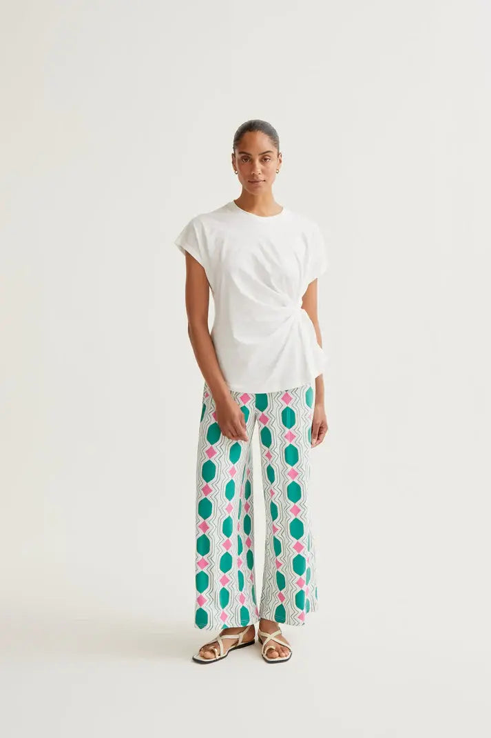 SSLV TEE WITH SIDE KNOT
