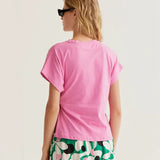 SSLV TEE WITH SIDE KNOT
