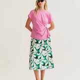 SSLV TEE WITH SIDE KNOT