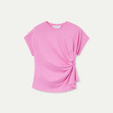 SSLV TEE WITH SIDE KNOT