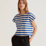 SSLV BAMBOO STRIPED TOP