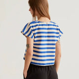 SSLV BAMBOO STRIPED TOP