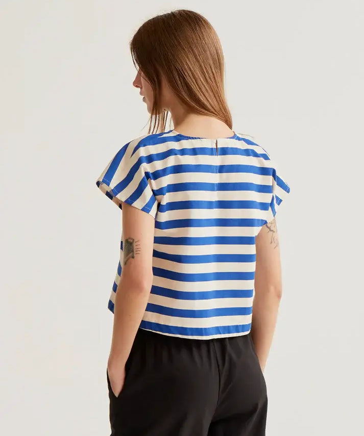 SSLV BAMBOO STRIPED TOP