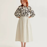 LSLV ABSTRACT DOT PRINT BLOUSE