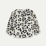 LSLV ABSTRACT DOT PRINT BLOUSE