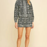 PRINT BUTTON DOWN AND SHORT SET