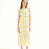 SLVLESS FLOWERBURST MIDI DRESS