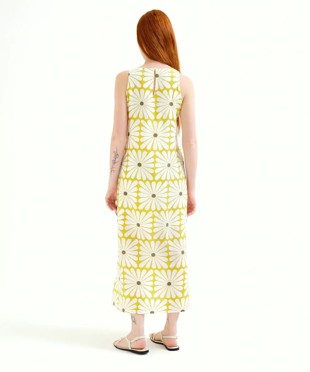 SLVLESS FLOWERBURST MIDI DRESS
