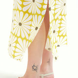 SLVLESS FLOWERBURST MIDI DRESS
