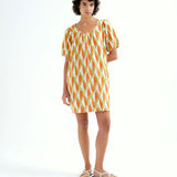 SSLV GEOMETRIC MINI DRESS