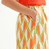 GEOMETRIC PRINT SHORTS
