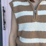 STRIPED SWEATER VEST