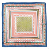 BOHO NAVY PRINT SQUARE SCARF
