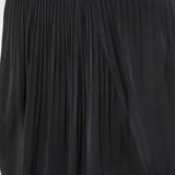 3Q SLV PLEATED TOP