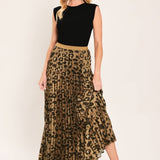 Leopard Maxi Skirt