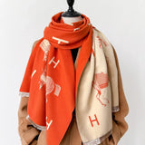 EQUESTRIAN REVERSIBLE WRAP ORANGE CREAM STABLE