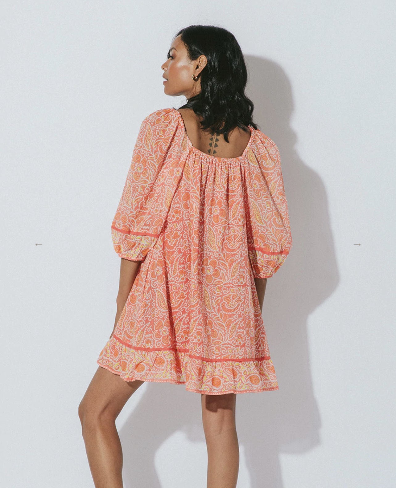 GRACE BLOSSOM MINI DRESS