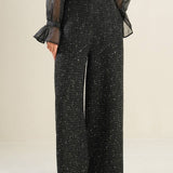 TWEED SEQUIN PANT