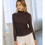 Embellished Mesh Top