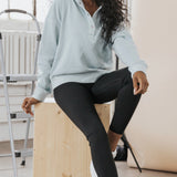 VANESSA HALF SNAP TOP