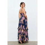 CORSET BODICE TIERED MAXI