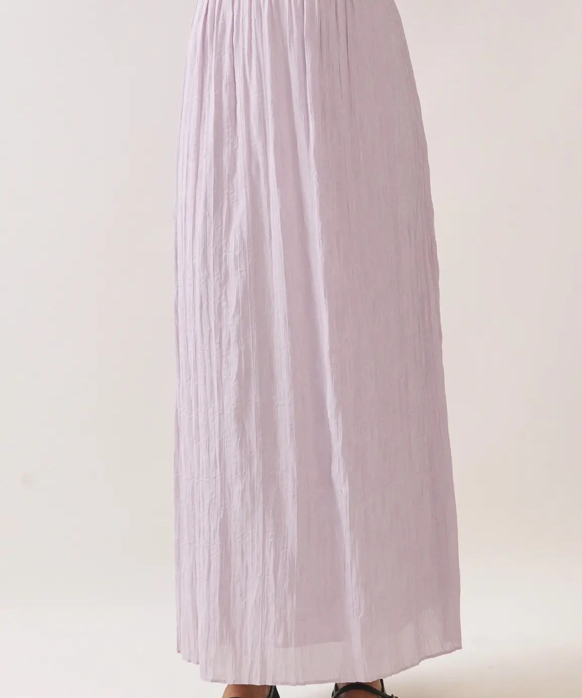 CRINKLE TEXTURED SKIRT