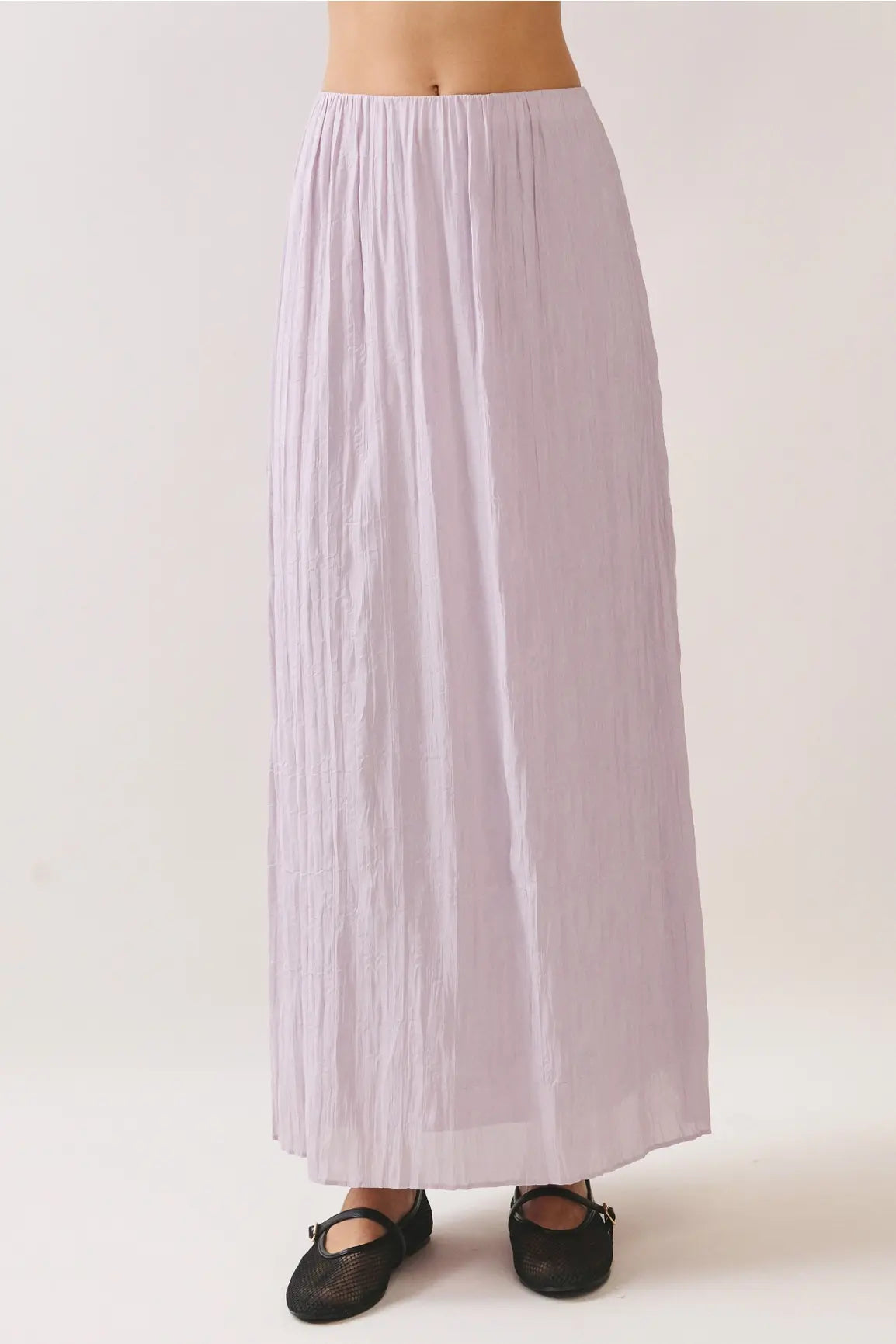 CRINKLE TEXTURED SKIRT