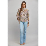 LSLV Ruffle Neck Blouse