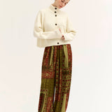 Funnel Neck Crop Cardigan