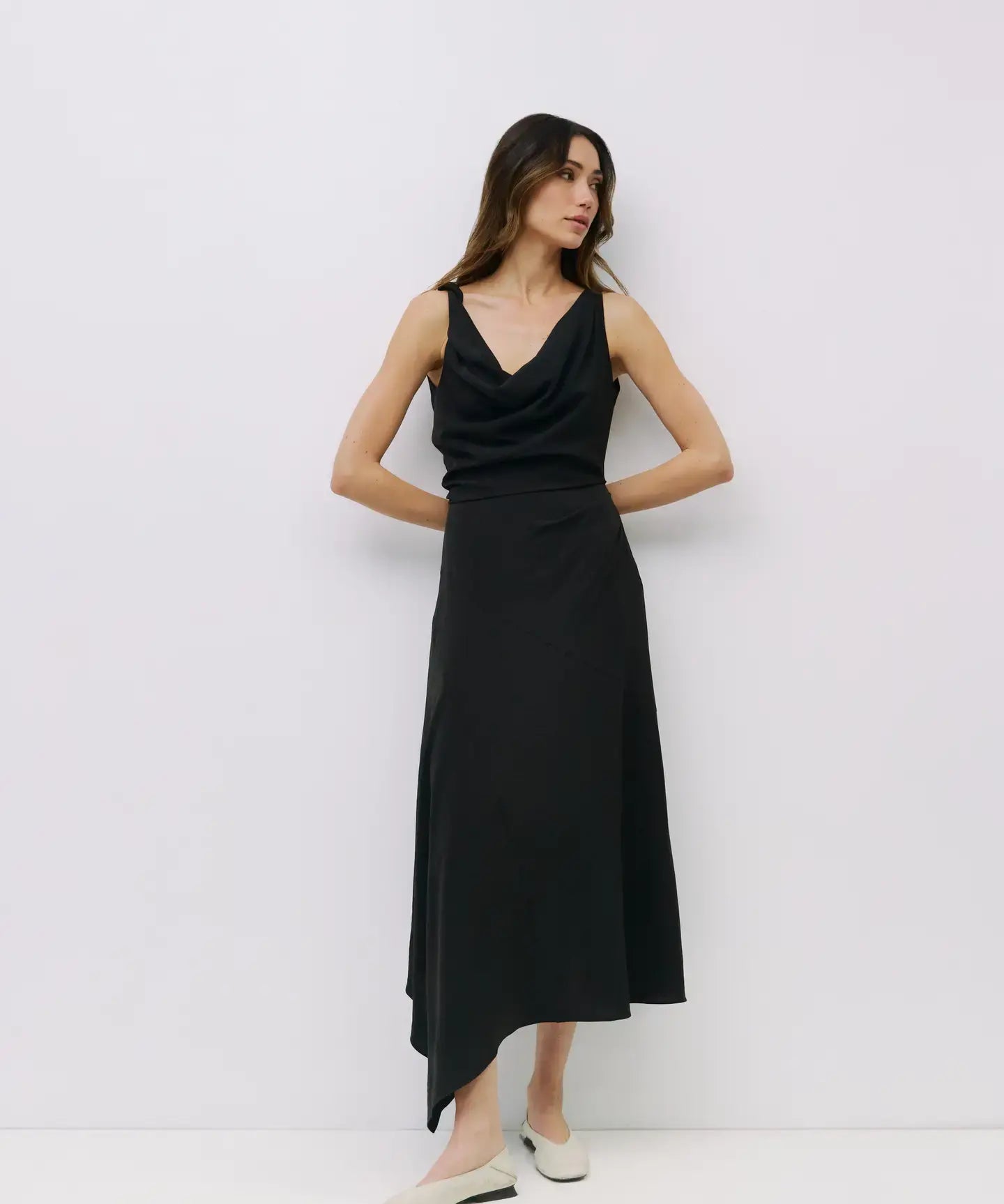 RENEE ASYMMETRICAL DRESS