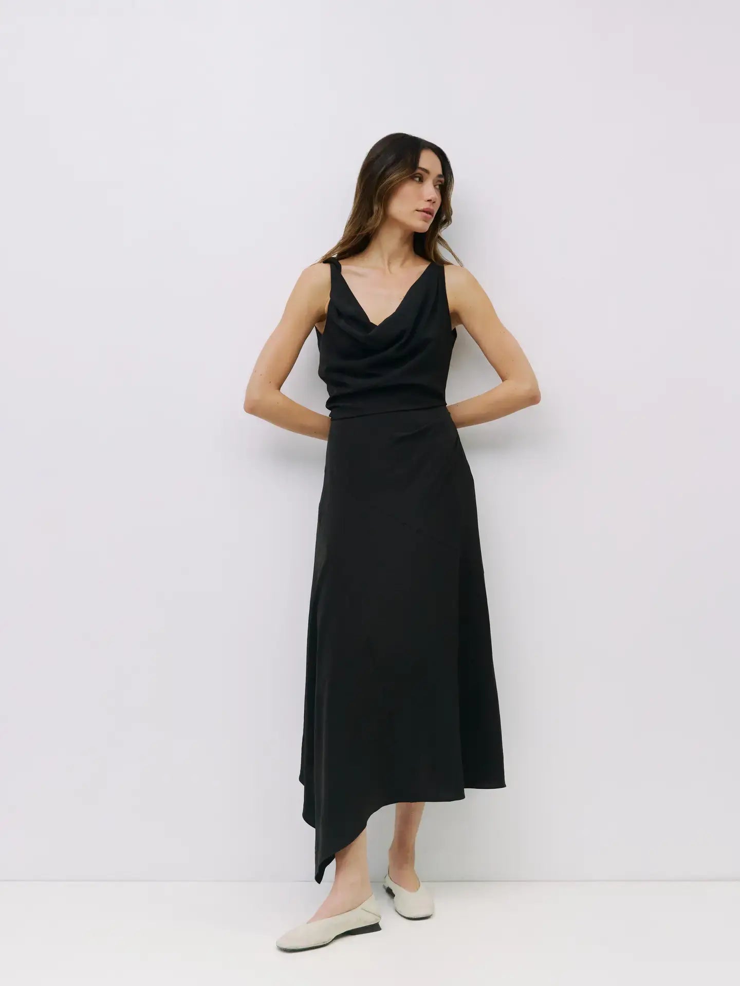 RENEE ASYMMETRICAL DRESS