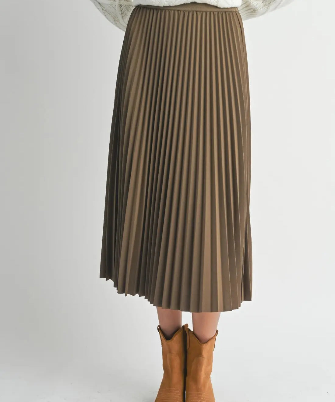 OUR FAVORITE PLEATED MIDI SKIRT