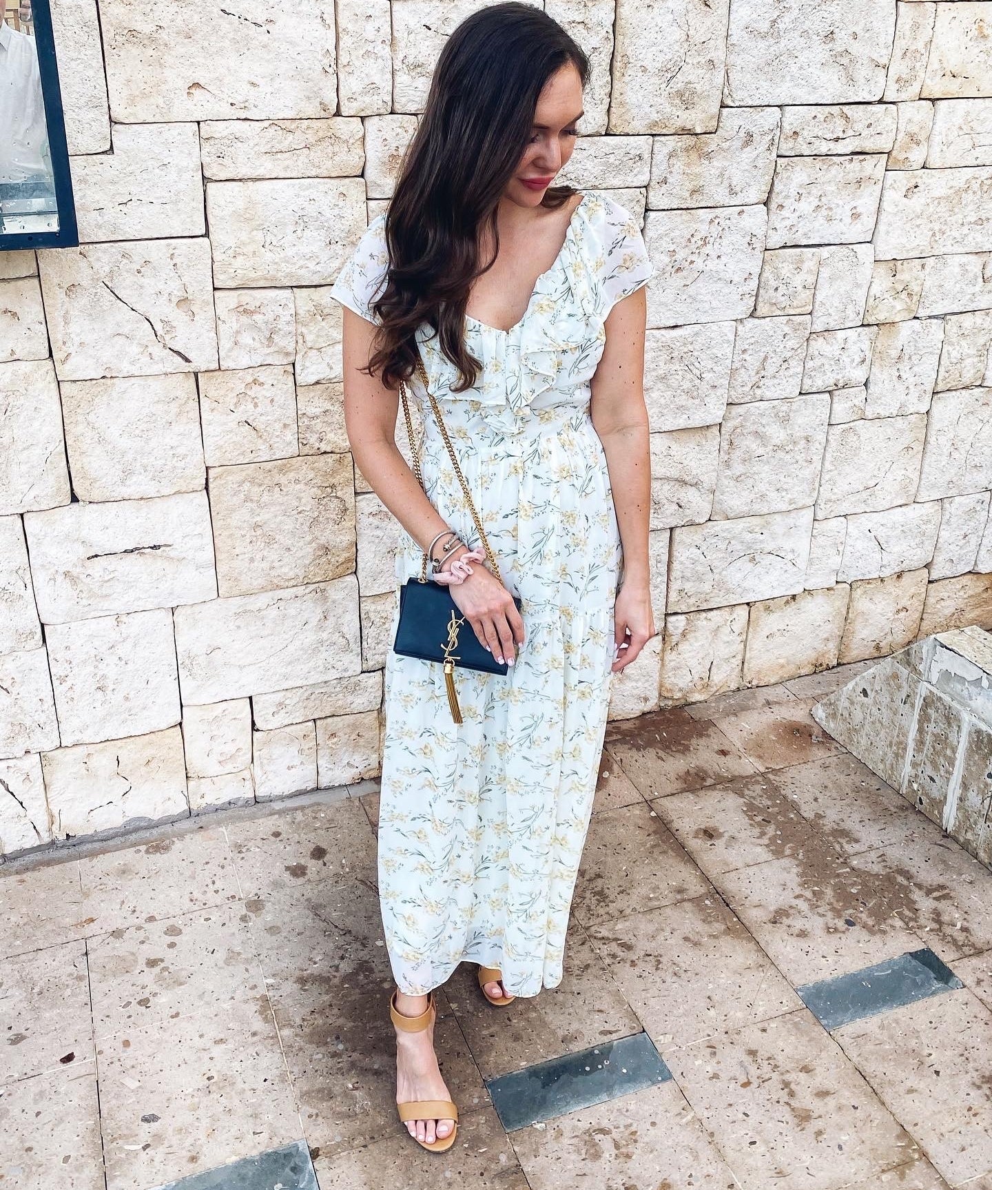 FLORAL MIDI DRESS