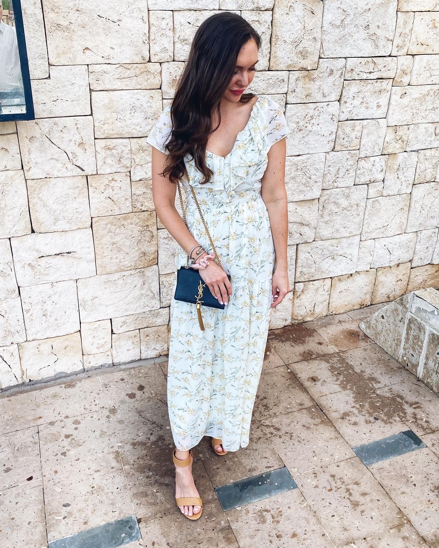 FLORAL MIDI DRESS