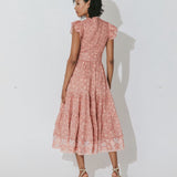 RITA FLORAL ANKLE DRESS