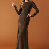 FITTED MERMAID MAXI DRESS