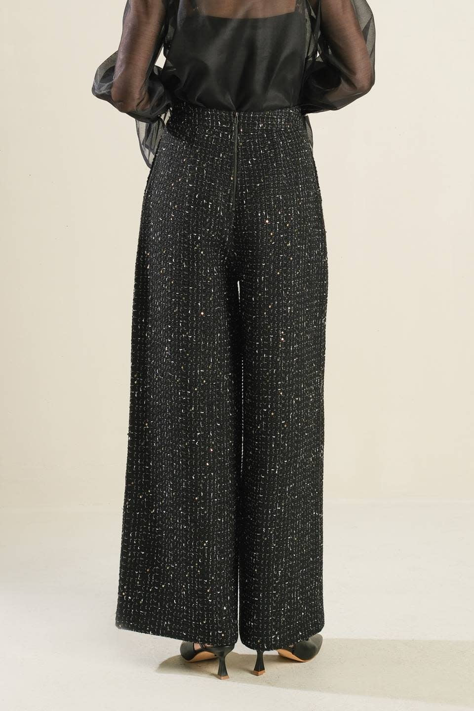 TWEED SEQUIN PANT