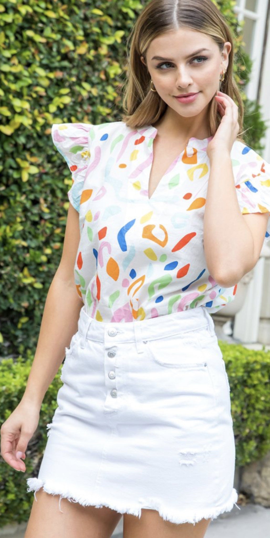 ABSTRACT FLUTTER SLV TOP