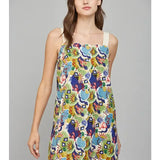 LOBSTER PRINT MINI DRESS
