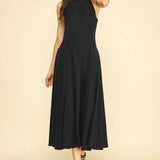 HALTER NECK MAXI DRESS