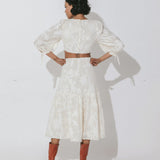 CELESTE CUT OUT MIDI DRESS