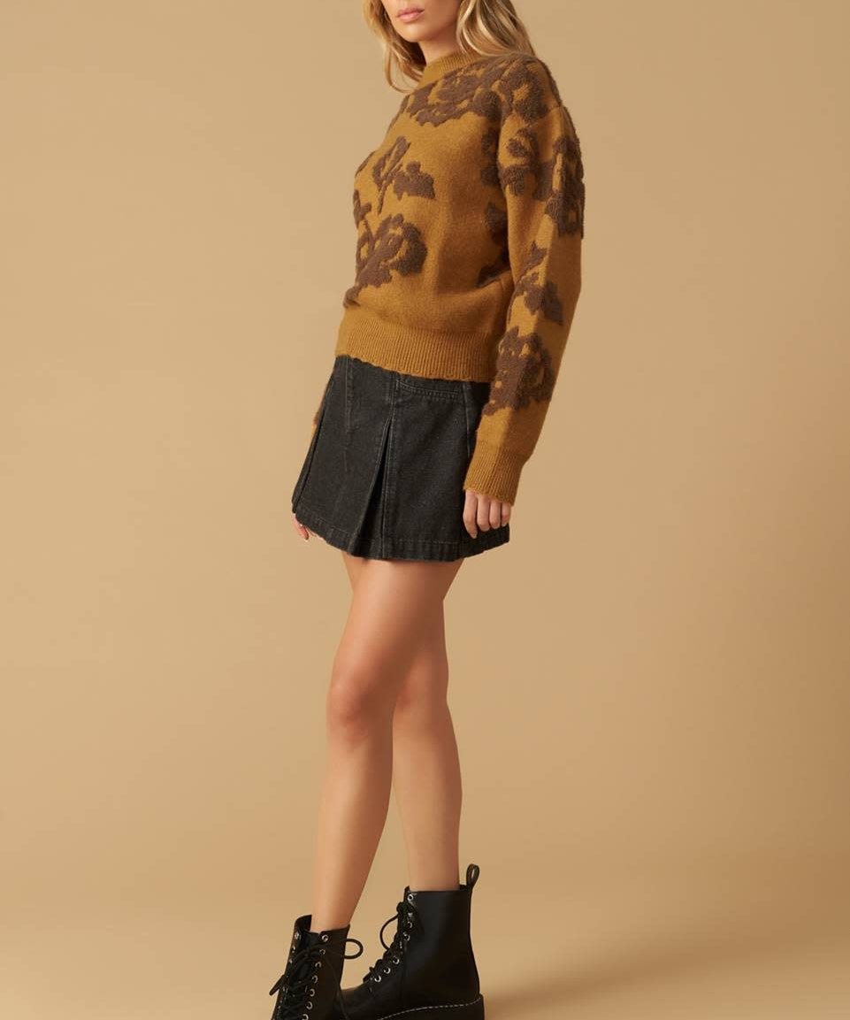 TEXTURED PULLOVER SWEATER